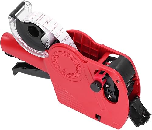 Miniatura 9 de Manual Labeling Machine 8 Digits Price Tag Gun with Cartridge Portable Price Marking Tool Label Applicator Price Label Machine Labeling Machine