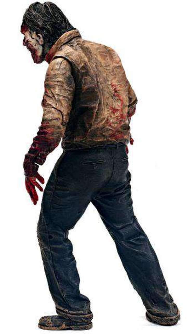 The Walking Dead McFarlane AMC TV Serie 1 – Short Card Action figura – Zombie Biter (with Biting Action)