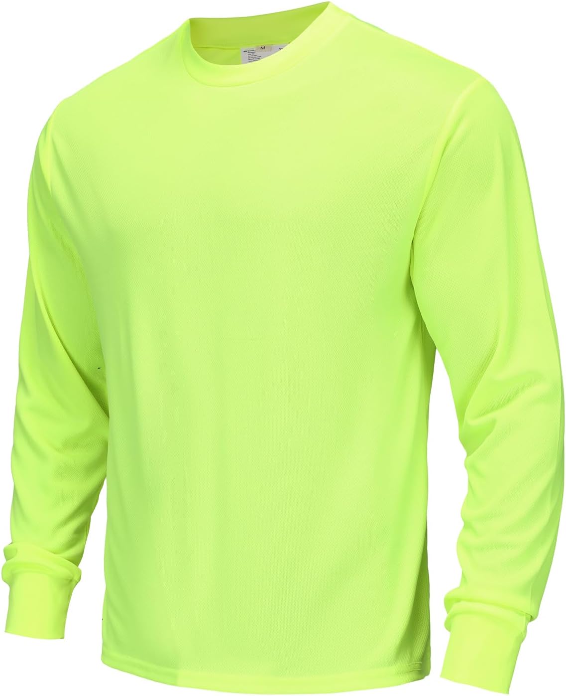 High Visibility Quick Dry Safety Shirt Hi Vis Breathable Mesh with Sun Protection Long Sleeve for Construction Work - Image 2