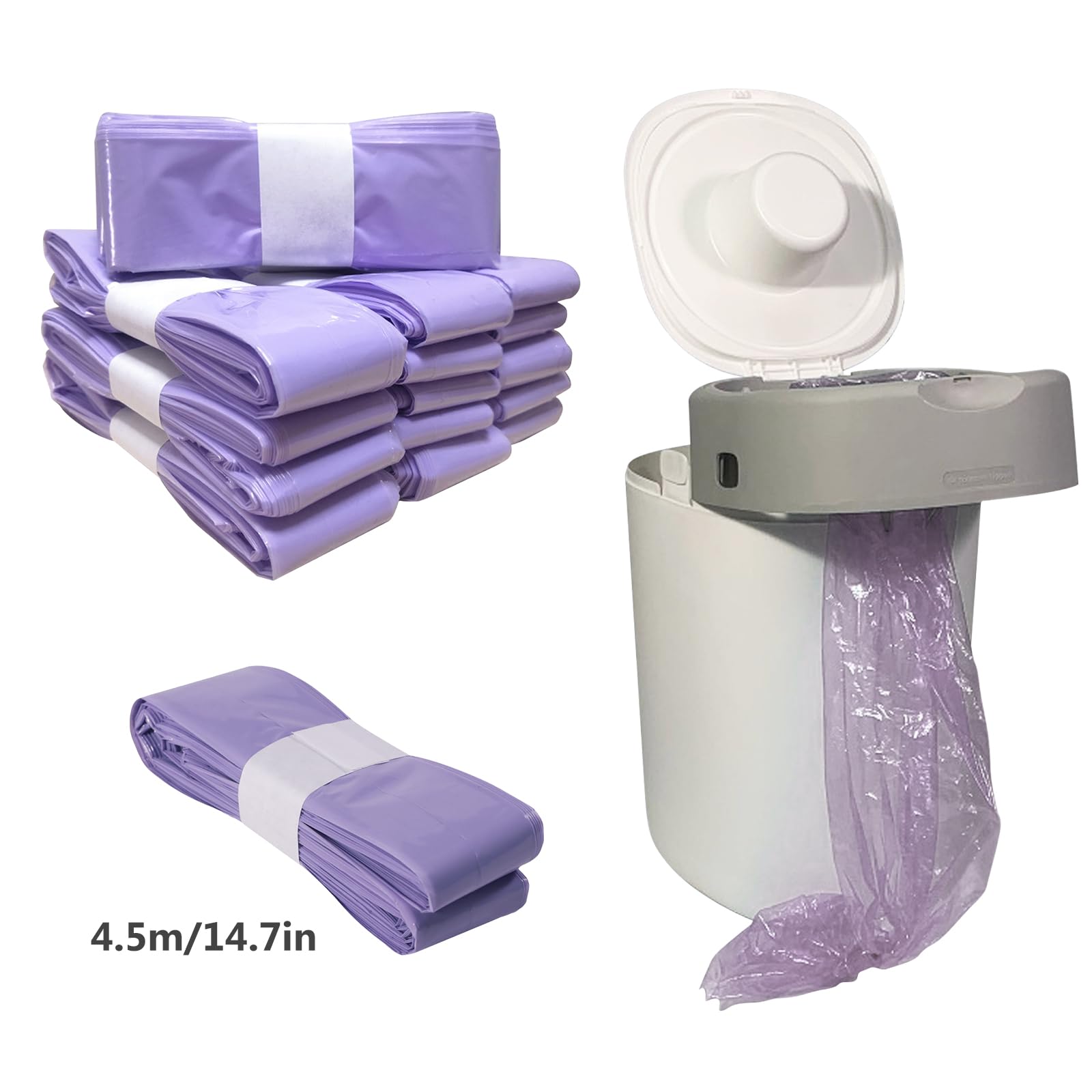 12 Pezzi Ricarica Mangiapannolini Compatibili con Tutti Tipi di Ricarica, Compatibile con Maialino