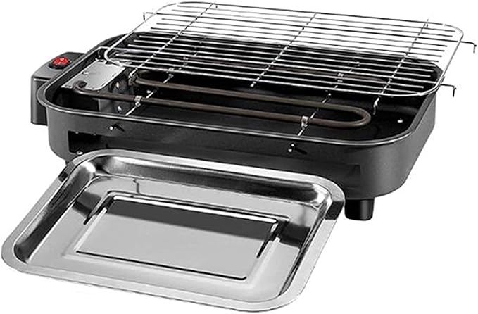Parrilla Eléctrica Ahumadora Smokeless, Grill Portátil, Ajustable miniatura 3