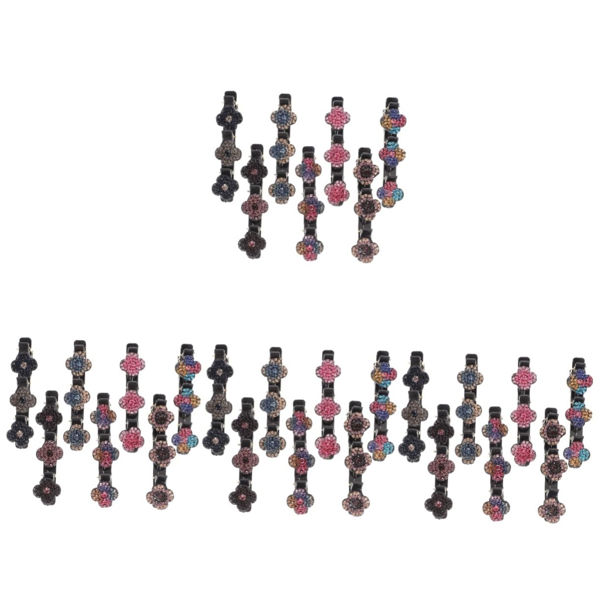 minkissy 28piezas Clips De Pelo De Cristal Brillante De Accesorios Elegantes Para Peinados Bodas Fiestas y Eventos Especiales