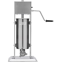 Manual Churros Machine, 5l Vertical Churro Machine Commercial Manual Churros Maker Machines Stainless Steel Spanish Donut Churrera Churros Motor with Nozzles for Bakeries Cafeterias Food Factories