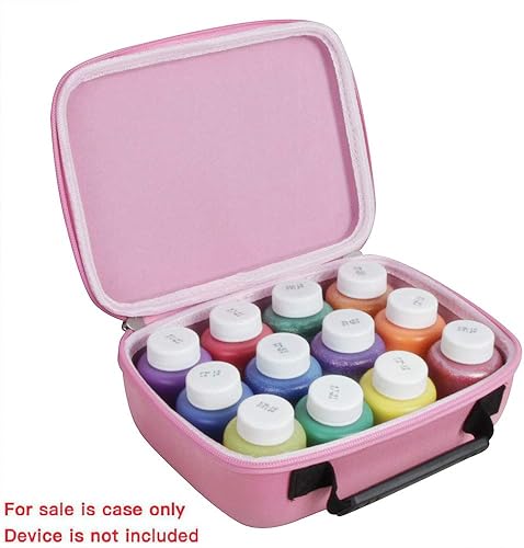 Miniatura 2 de Hermitshell Estuche de viaje para Crayola 12 unidades de pintura lavable para niños (solo caja) (rosa)