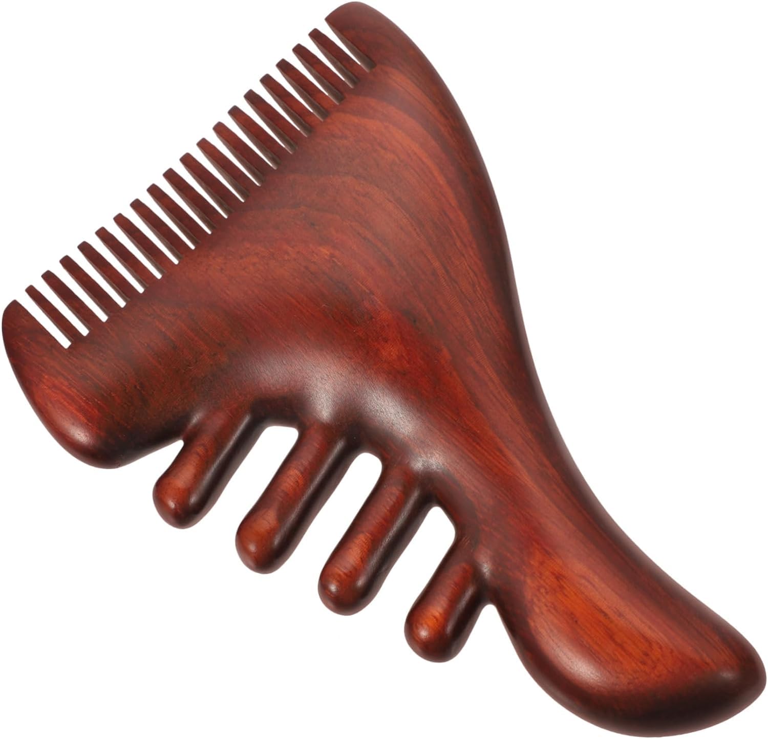 DFrywdgSEY Sandalwood Wooden Comb Ebony Massage Comb Hair Massager Styling Comb Massage Tool(As Shown)