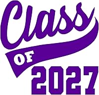 Vista 23 de Graduation Iron On Transfer, Class of 2027 Tshirt Decal, High School College Senior Shirt Sticker, HTV Graduate Patch, Pick Size Color, Iron-On