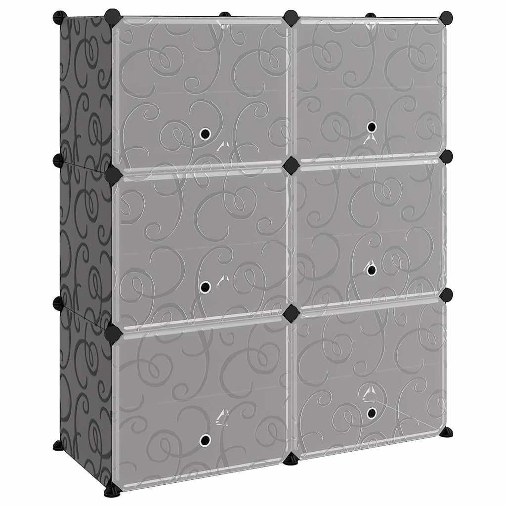 Zapatero 84,5 x 31 x 93,5 cm, PP y acero, montaje fácil