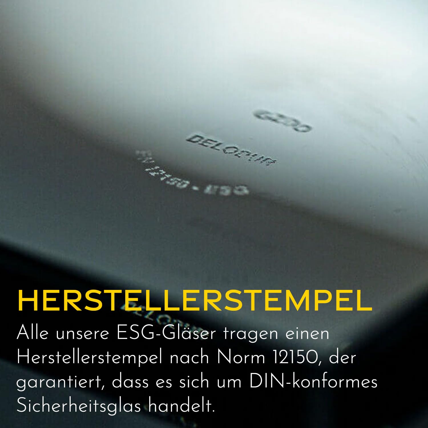 ESG Tischplatte nach Maß – Individuell Anpassbare Glasplatte – klar – 6 mm – Tischplatte, Glasplatte Küche - Sicherheitsglas nach Maß für Tischplatten, Möbelauflagen – Made in Germany