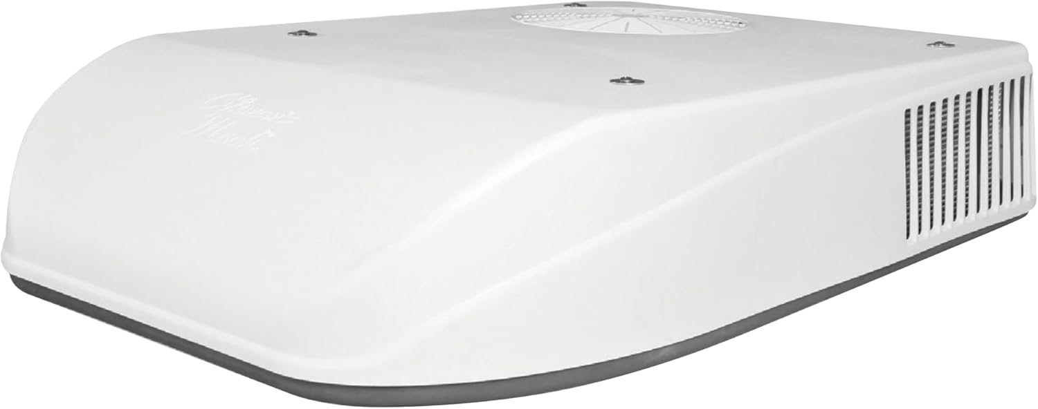 37023-076 Signature Series Mach 8 Plus Air Conditioner with HP2 Heat Pump - 13,500 BTU, Ultra Low Profile, White