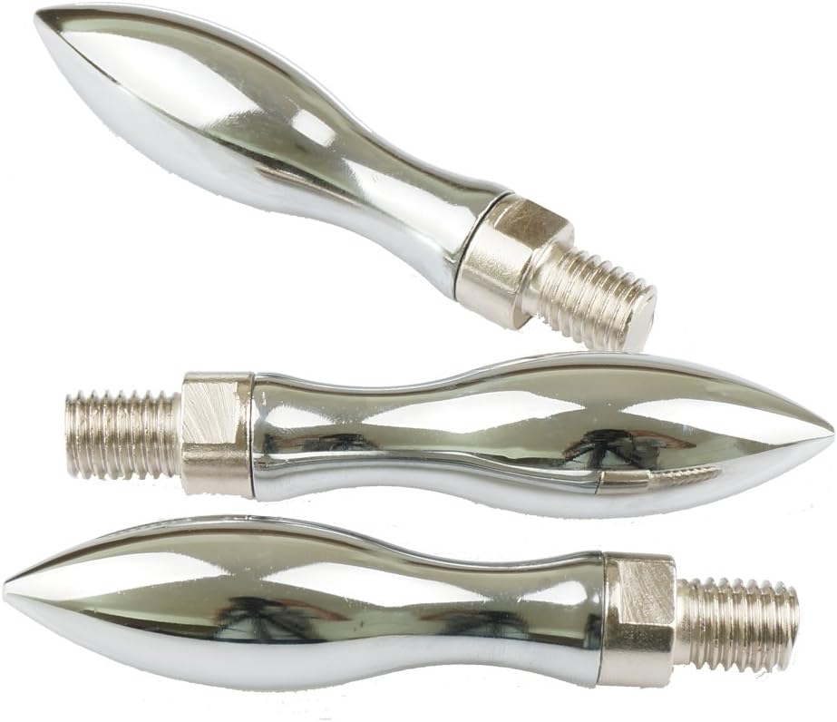 3 Pcs Grinding Milling Chrome Machine Handwheel M12 Thread Plated Revolving Handle Grips