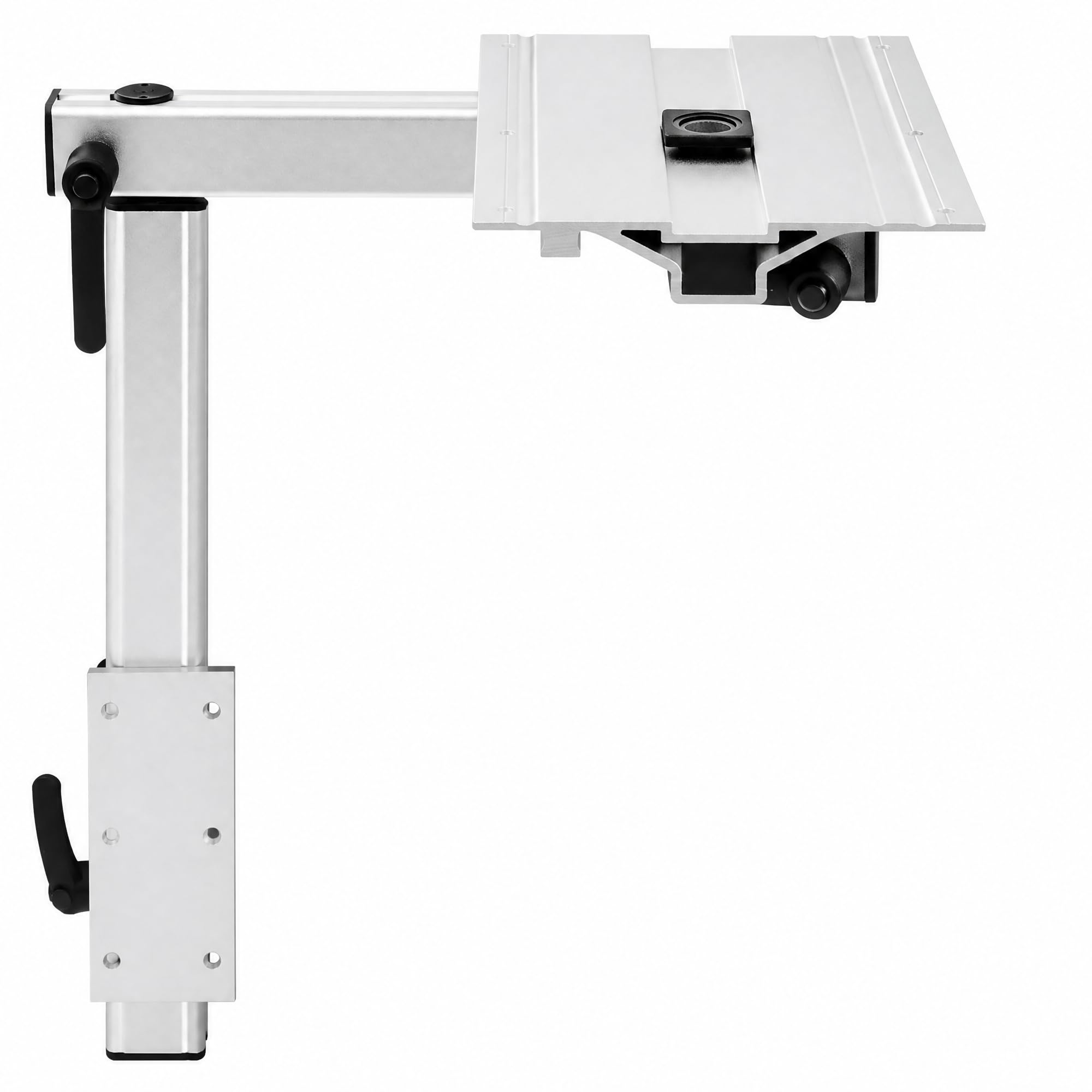 Wohnmobil Tischbeine 360° Drehbar, Höhenverstellbar Aluminiumlegierung, Platzsparend für Boot, Yacht, Camper, Robust, 110 lbs Tragfähigkeit