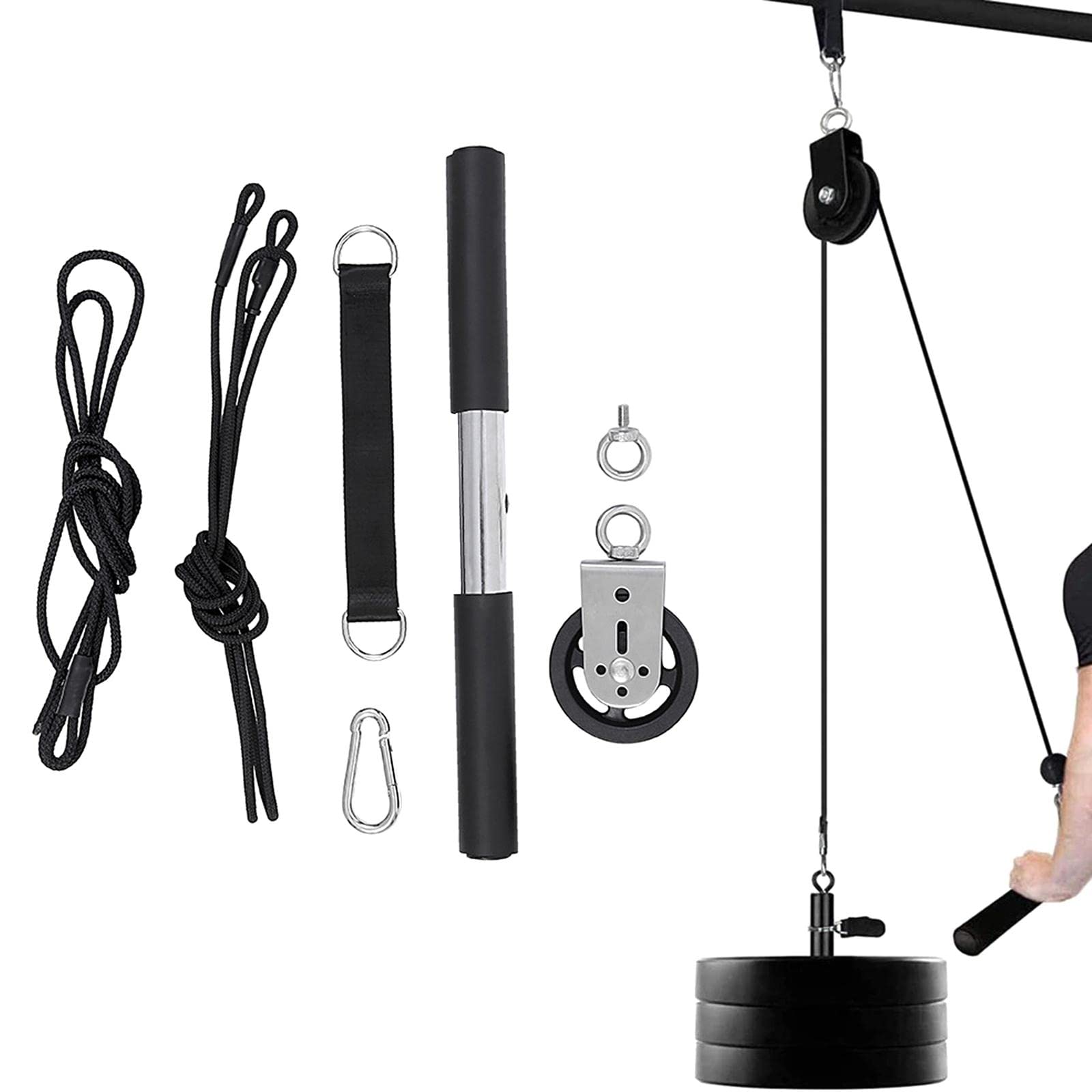 Losa Pulley System Gym Strength Trainer Weight Lifting Equipment for Biceps Curl-image-27