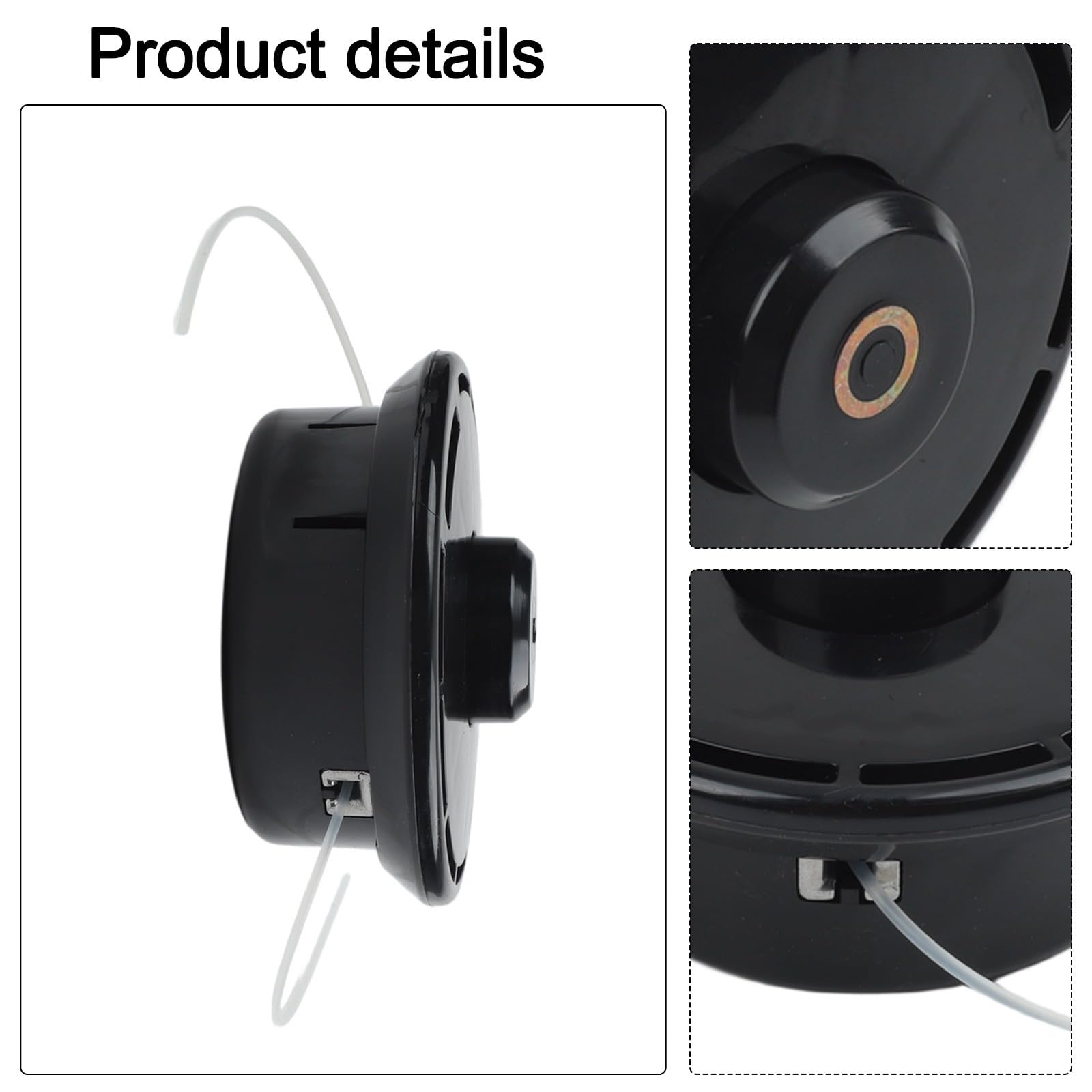 Bump Feed - Cabezal de corte de hilo para desbrozadora para honda UMK425 UMK431 UMK435 UMC425, para m10 x 1,25 y rosca x 1,25, rosca izquierda, diseño robusto para desbrozadora GX22 GX25 GX31