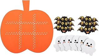 Abaodam 1 Conjunto Tapete De Feltro De Halloween DIY Feltro De Halloween Abóbora Crianças Feltro De Halloween Almofadas De Feltro De Morcego Fantasma Brinquedos Para Crianças Meninos