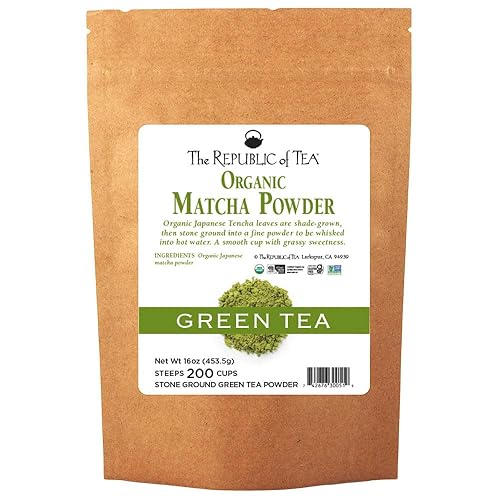Polvo de té matcha orgánico de The Republic of Tea