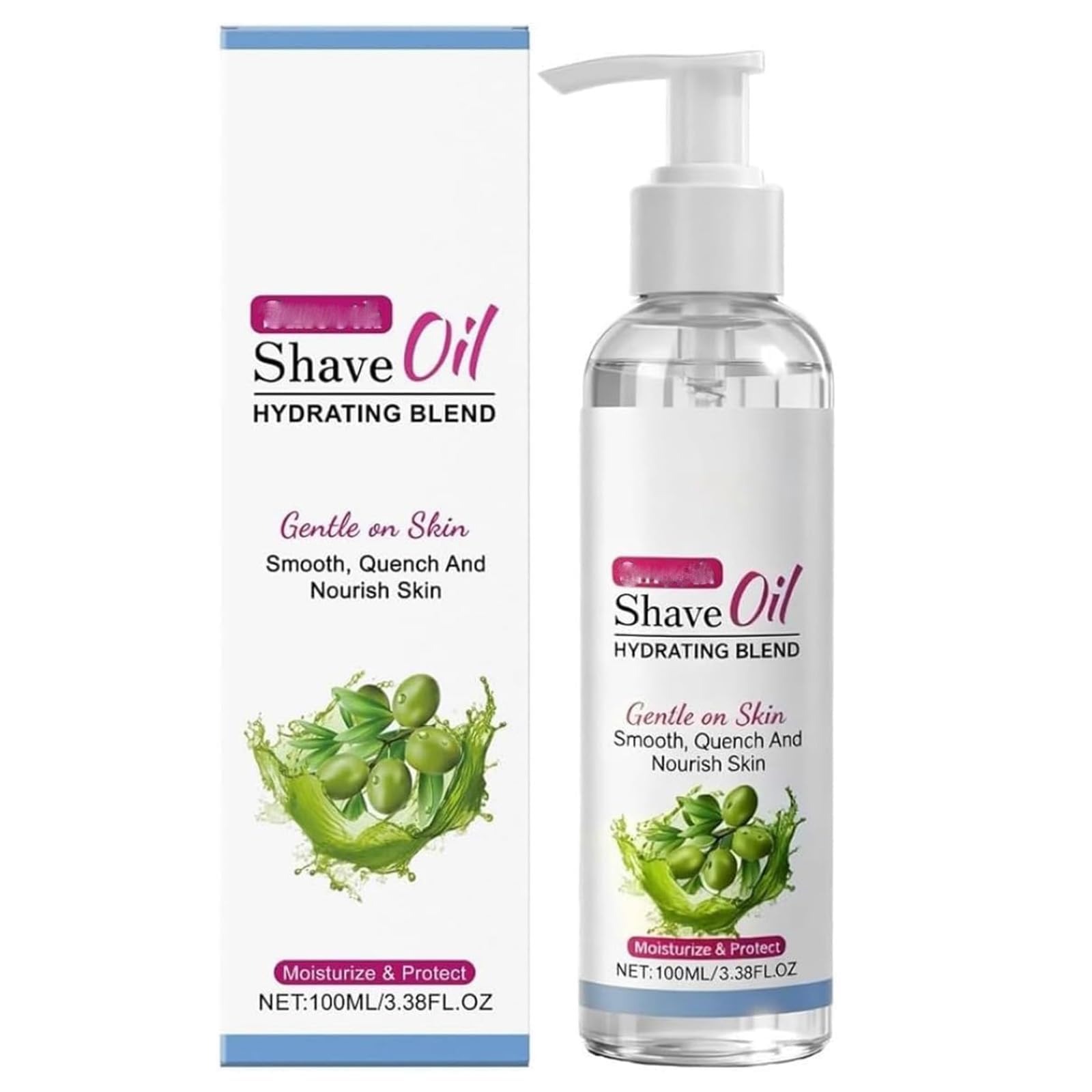 Smooth Beard Oil for Women, Pre-Shave Treatment & Shaving Treatment Skin Moisturizing Non Greasy Face Body Legs