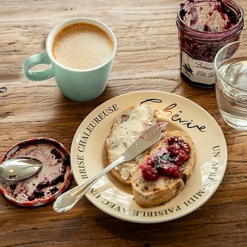 Miniatura 4 de homEdge Mini Procelain - Juego de 6 tazas de café para expreso, 4 onzas, 4.1 fl oz, color turquesa