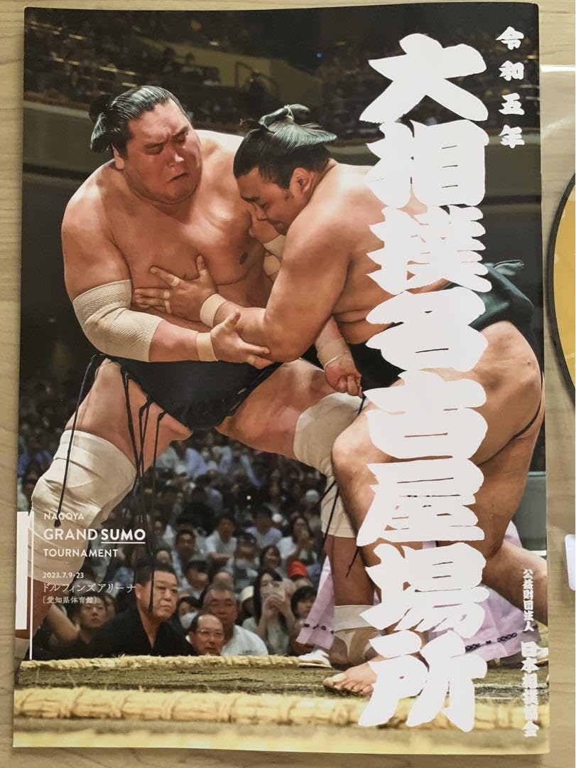 Amazon.co.jp: 大相撲名古屋場所パンフレット 照ノ富士うちわ : 文房具