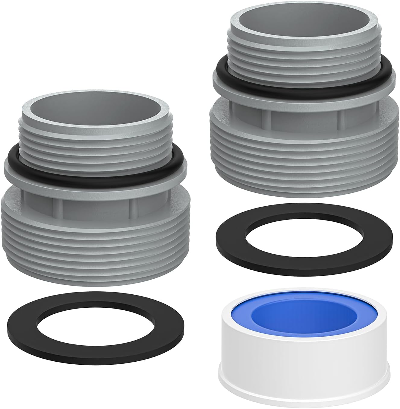 PalpitateC 4560 Pool Hose Conversion Kit Compatible with Intex Pool Filter Pump Hose Adapter fit for Intex Pool 40mm to 1 1/2 Inch Conversion Kit