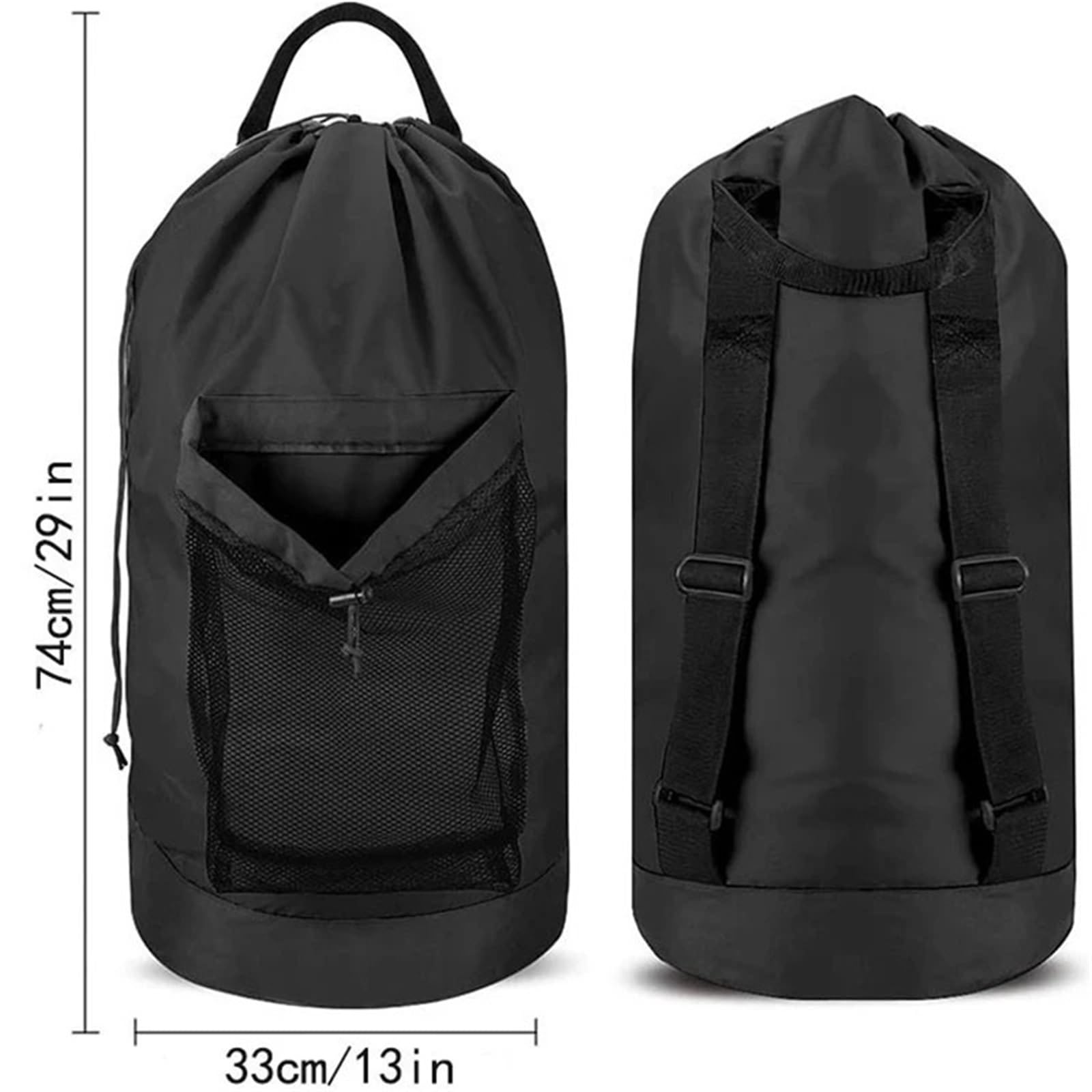 Wäschesack, Wäscherucksack mit Schultergurten Für Zuhause, Reisen, Camping