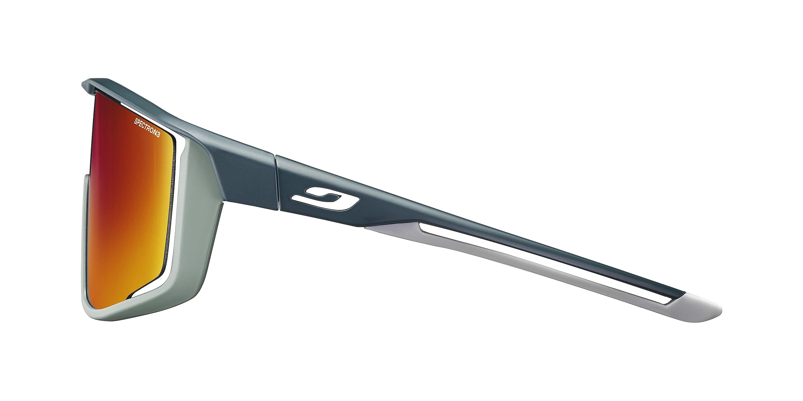 Julbo Okulary przeciwsłoneczne Fury uniseks, ciemnoniebieski/zielony., jeden rozmiar