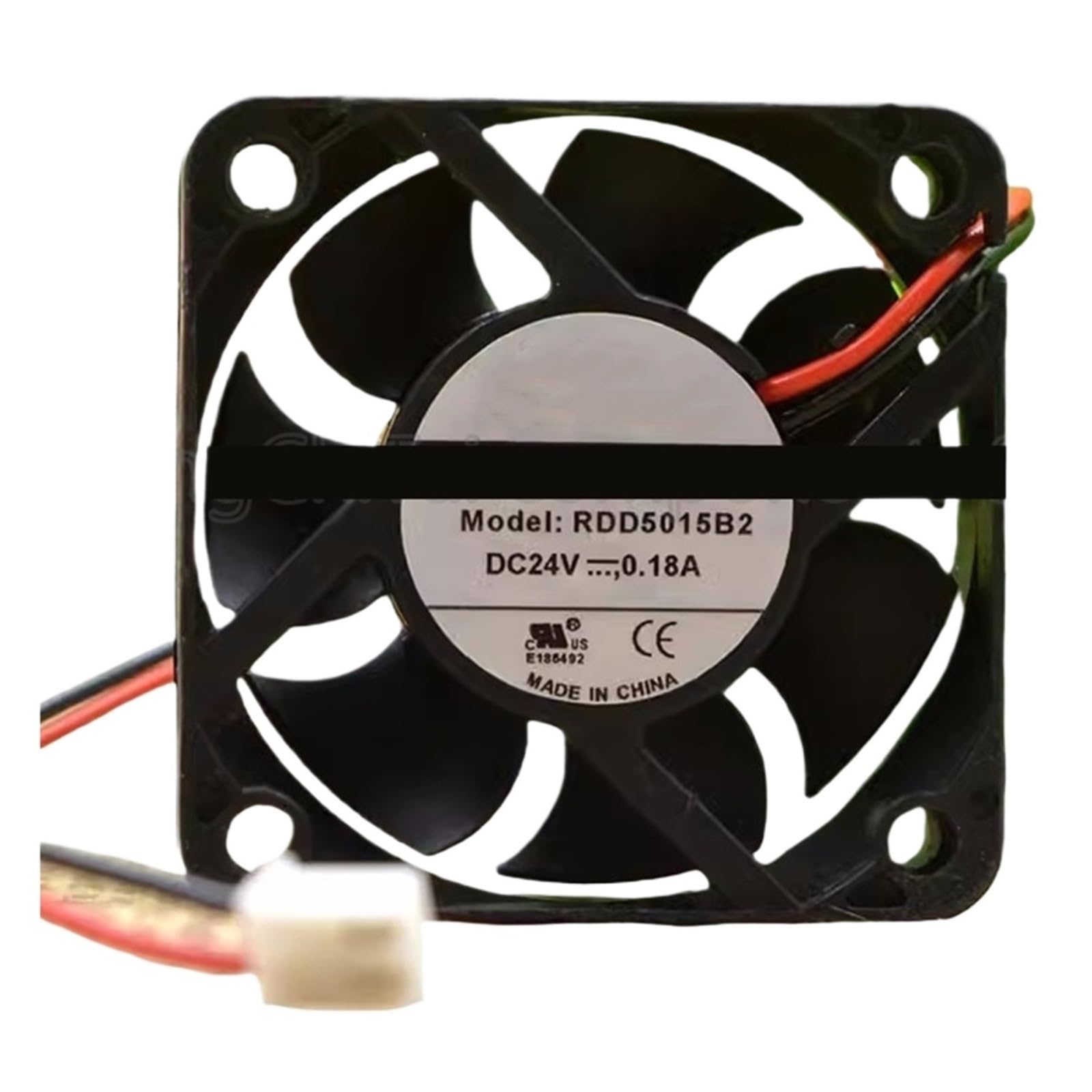 GJEXXPTST RDD5015B2 5cm 50mm Fan 50x50x15mm DC24V 0.18A 2 Wires Cooling