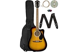 Fender FA-125CE Dreadnought Cutaway Acoustic-Electric Guitar