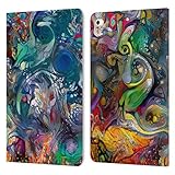 Sistema de cierre magnético Head Case Designs Licenciado Oficialmente Cosmo18 Bloom Jupiter Fantasy Carcasa de Cuero Tipo Libro Compatible con Apple iPad Mini (2019)