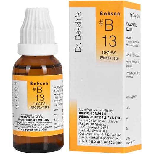 Bakson Prostatitis Relief 30ml 30 ml