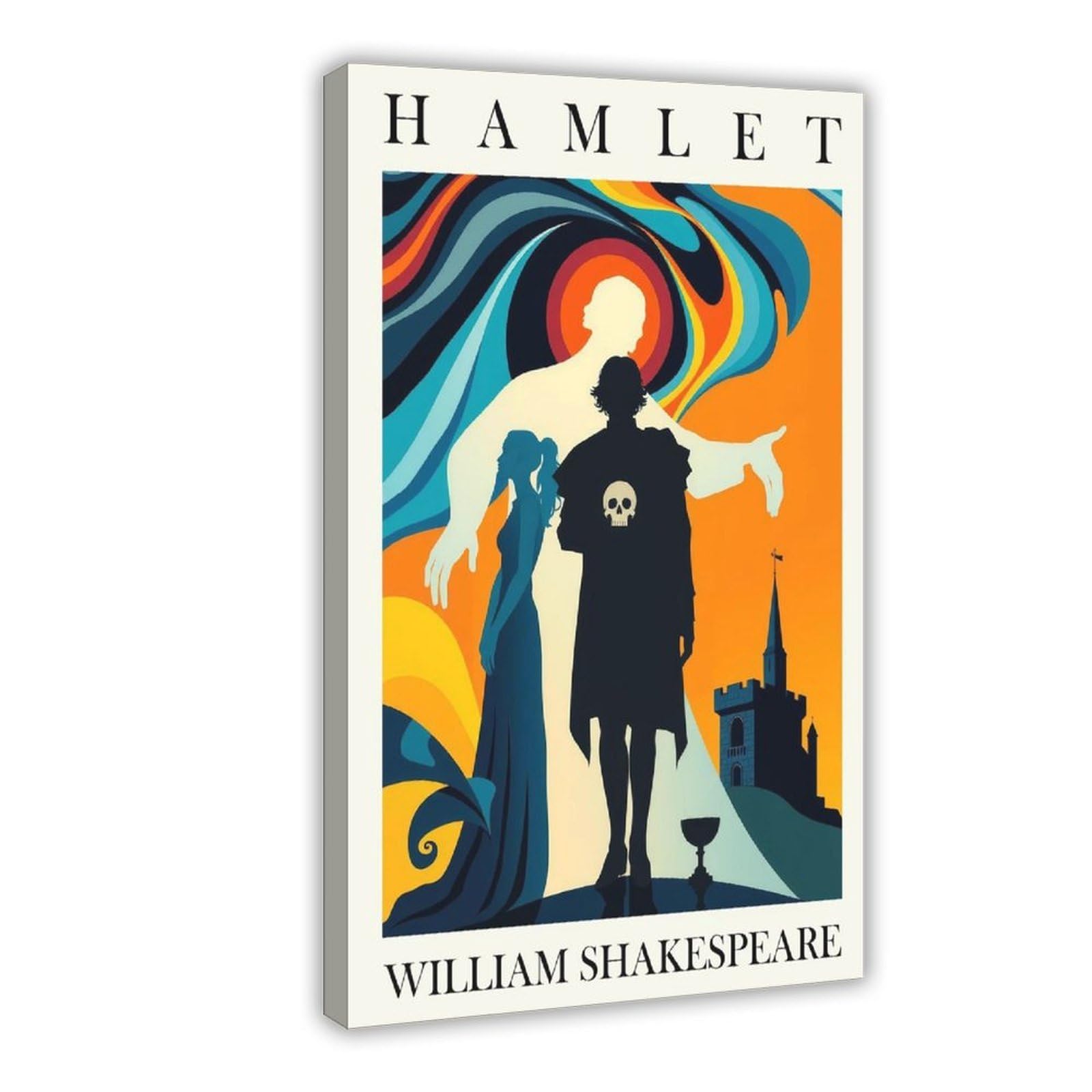 Bknsljh Hamlet Shakespeare Canvas Poster Bedroom Decor Landscape Decor Gift 08X12inch(20X30cm)