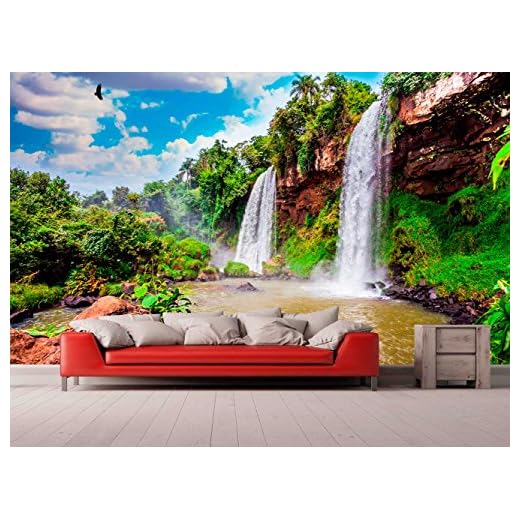 Papel Pintado para Pared Paisaje Cascadas Argentina | Fotomural para Paredes | Mural | Papel Pintado | Varias Medidas 100 x 70 cm | Decoración comedores, Salones, Habitaciones.