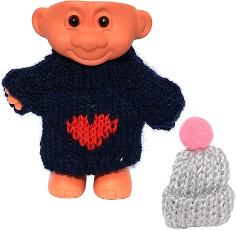 Amazon Co Jp トロールライターケース 02 3 ネイビー ハート セーター ニット帽 キャラクター おもしろグッズ 保護ケース アメリカン 雑貨 本