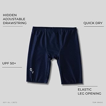 Onvous Swim Jammers for Men | Men's Athletic Swimwear Jammer | Mens Jammer for Swimming | Mens Swim Jammers Size 28-38