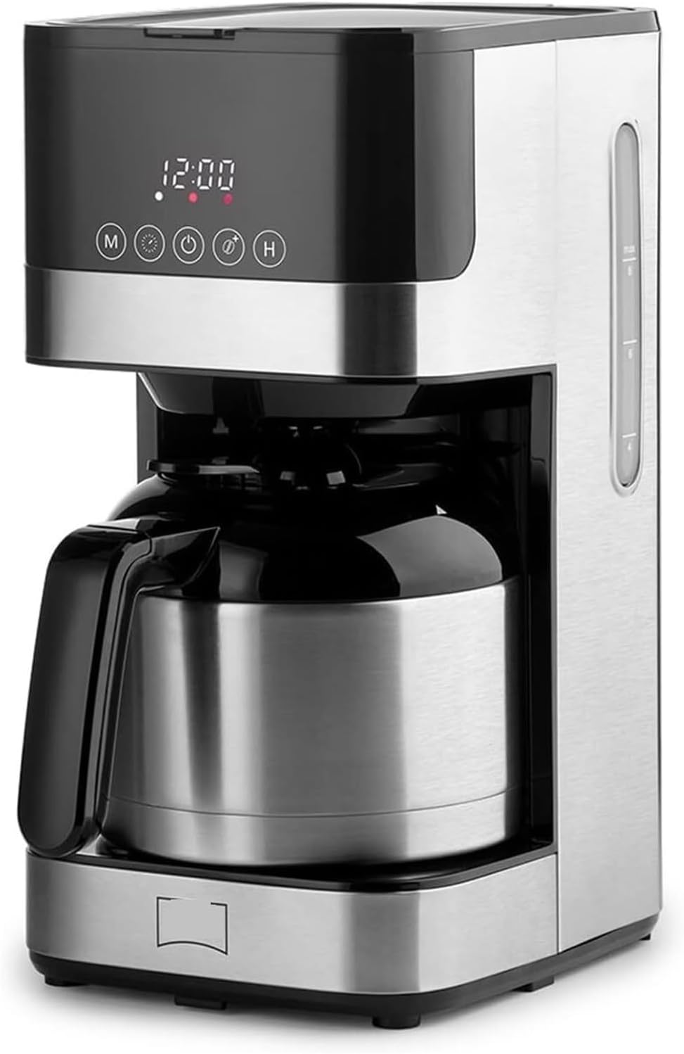 Cafetera Programable 8 Tazas con Jarra de Vidrio y Panel Táctil