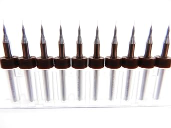 10 Pack .10mm CNC Circuit Boards Jewelry Japanese Micro Drill Bits Toy Making Model Cars Trains Trucks Installation