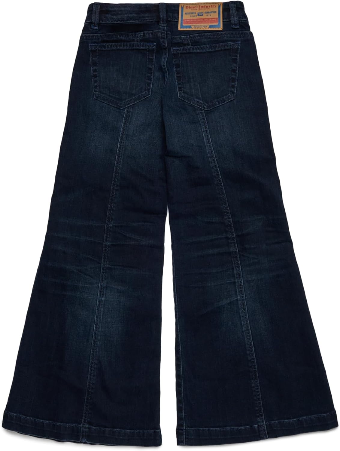 Diesel Girls' Blue-Black Shaded Flare Jeans - D-pam