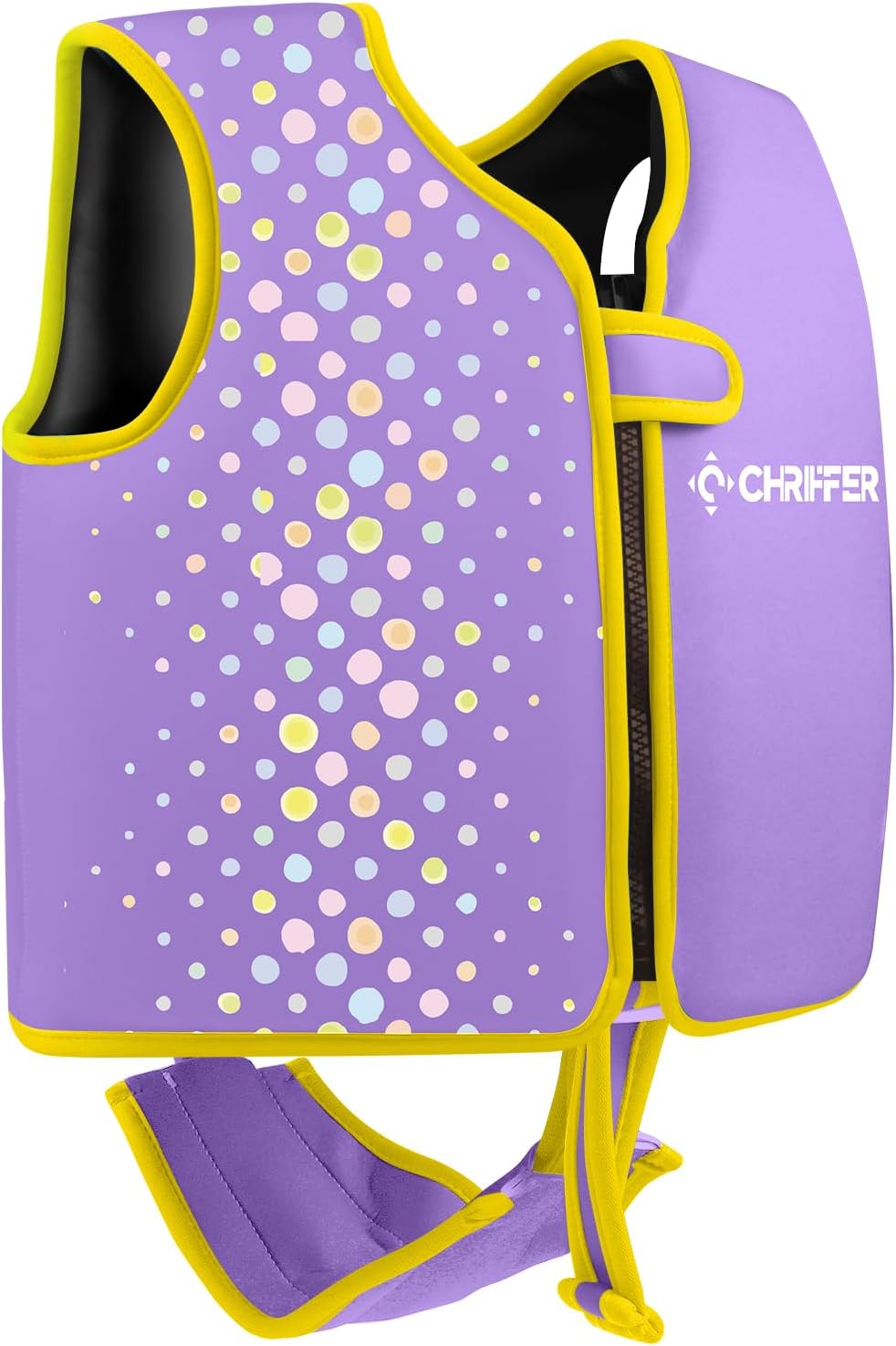 Chriffer Toddler Swim Vest Pool Floaties Jacket for 2-6 Years Old Boys and Girls, Kids Swimming Vests for 33-41lbs/41-66lbs Babies on Beach, Boating