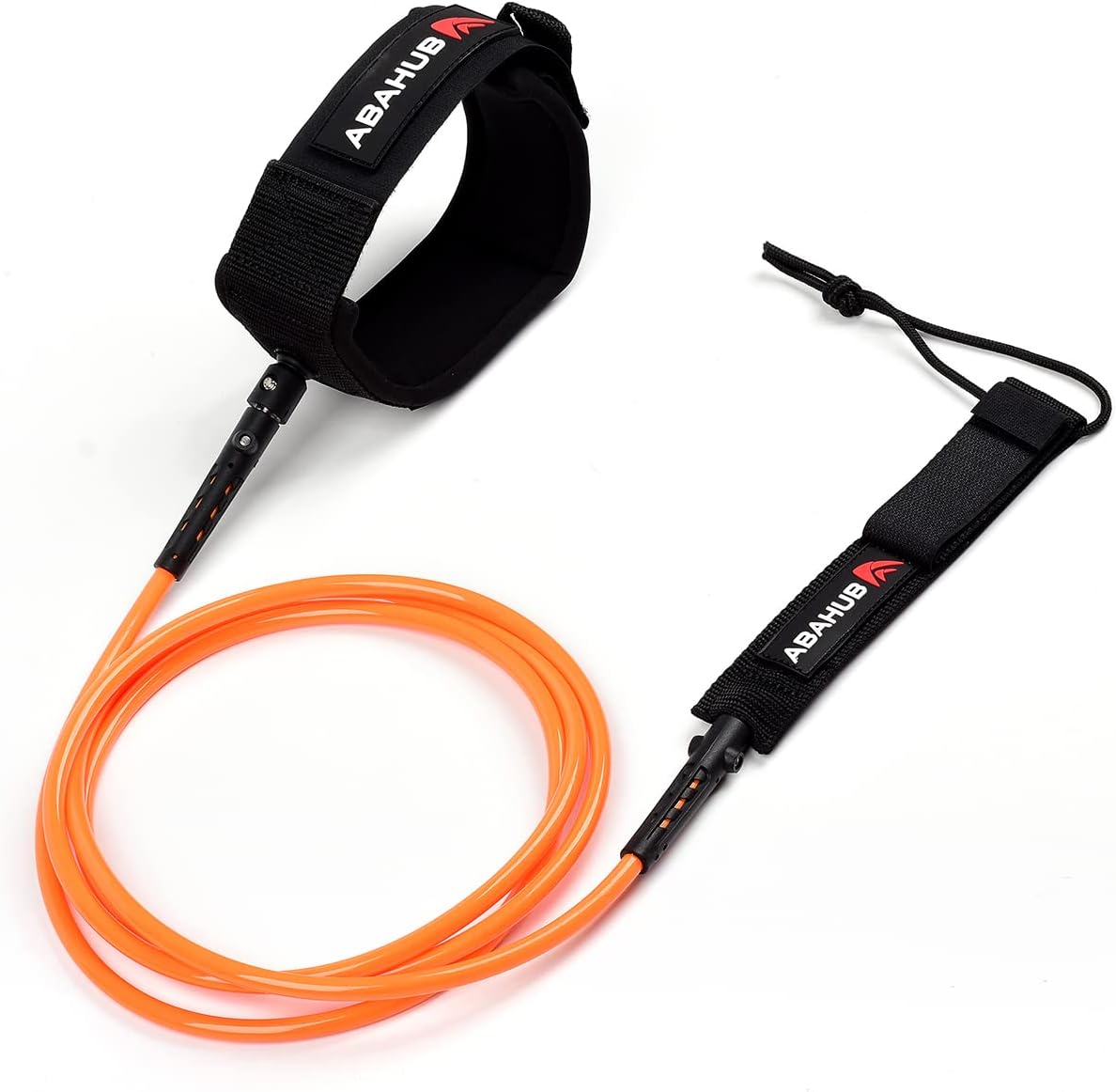 Premium Surfboard Leash, 6/7/8/9/10 ft, Straight Surf Board Leashes, 6/7mm Legrope Strap for Shortboard, Longboard