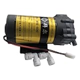 BINBINNIAO 600 GPD Diaphragm Pump 24v Vacuum Water Filter Parts Reverse Osmosis System Water Filter RO Water Booster Pump