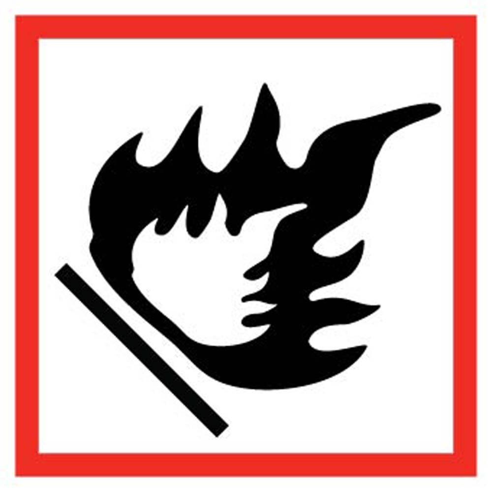 NMC GHS2004ALV2 National Marker Ghs Pictogram Labels, 4 Inches x 4 Inches, Ps Vinyl, 250/Rl