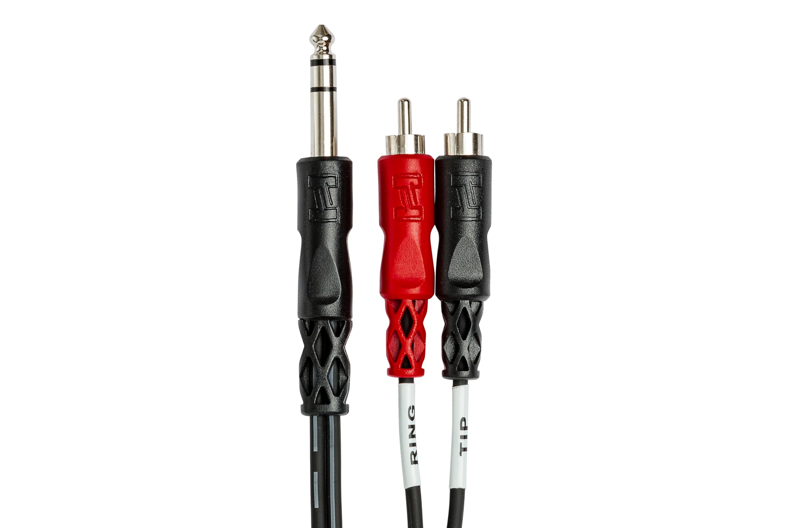 Amazon.co.jp: Hosa TRS-202 2m ステレオフォンオス-RCAオス×2