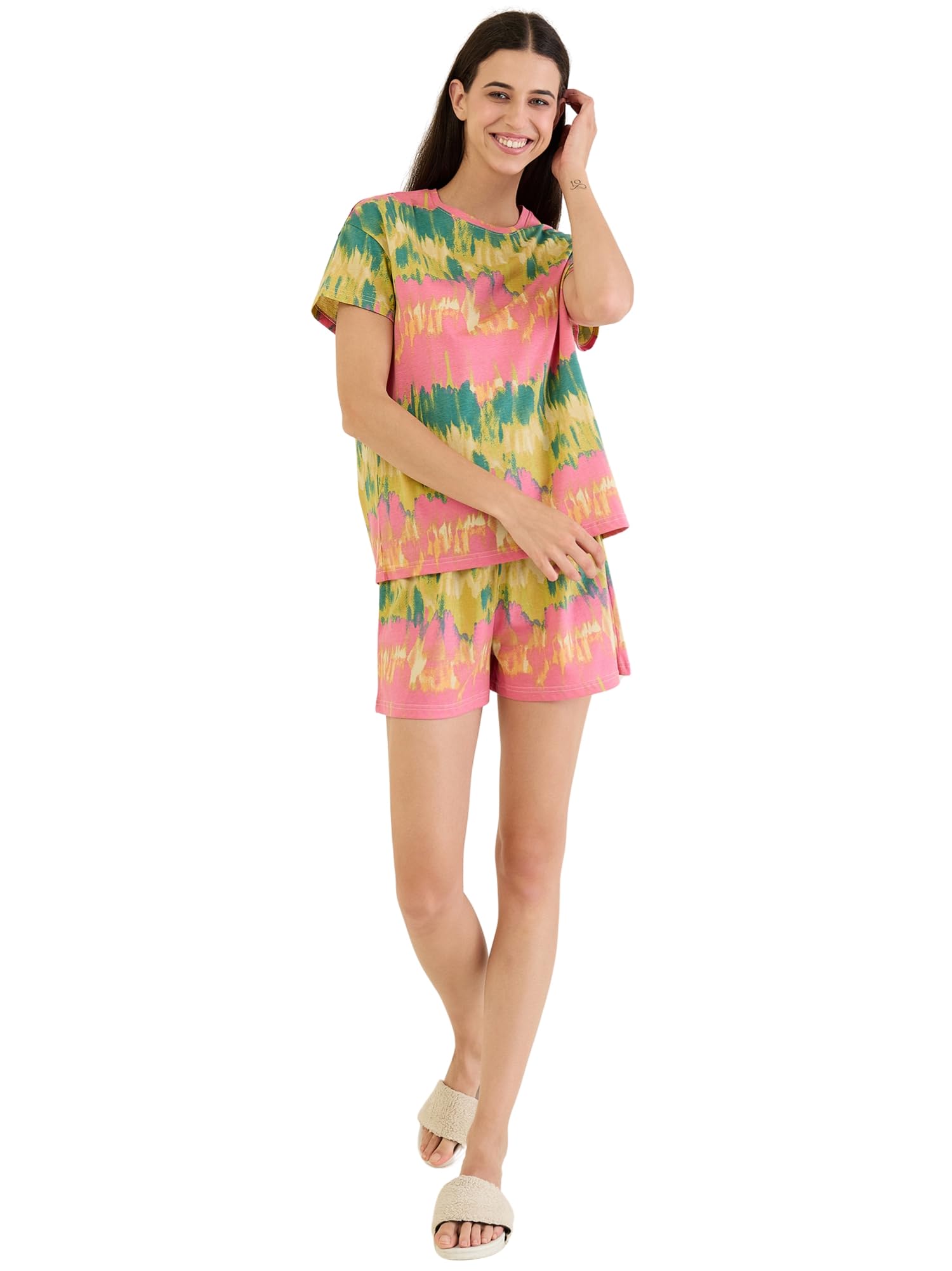 sweet dreams Women's Printed Shorts Set-picture-37