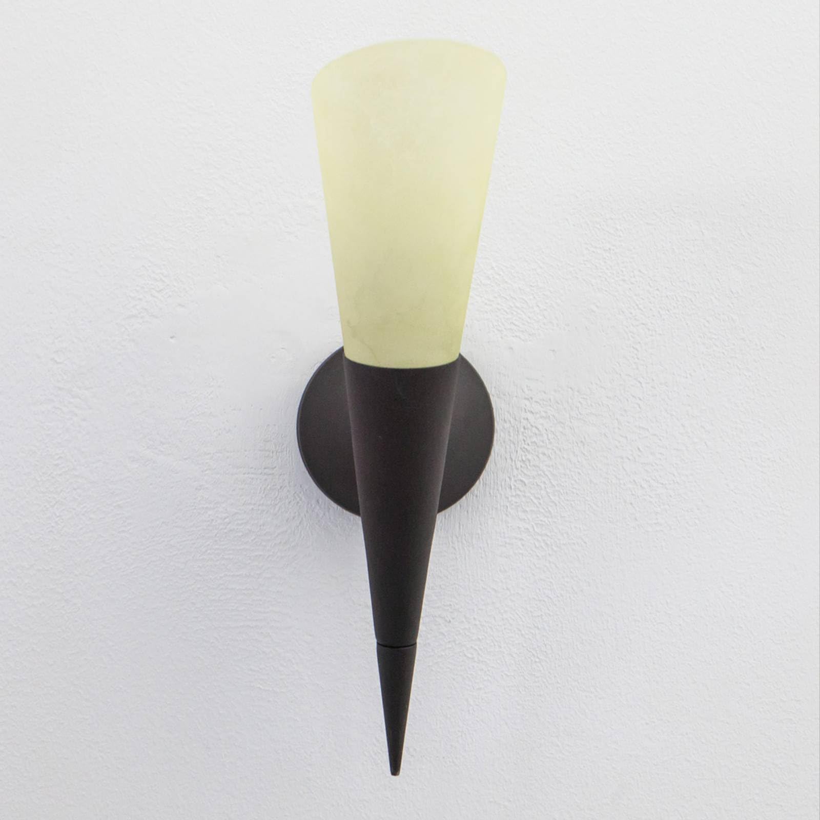 Lindby Wandleuchte, Wandlampe Innen Alva (Modern) in Braun aus Metall (1 flammig E14) - Wandfackel Wandstrahler Wandbeleuchtung Schlafzimmer/Wohnzimmer Flurleuchte
