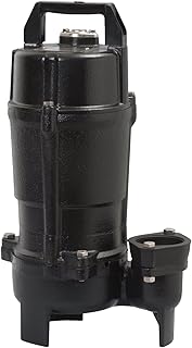 Tsurumi Pump 50UT2.75S | Cast Iron Sewage pump | 1 HP, 115V, 2 in Discharge | Ideal for pumping wastewater and sewage. | 95 GPM / 5700 GPH