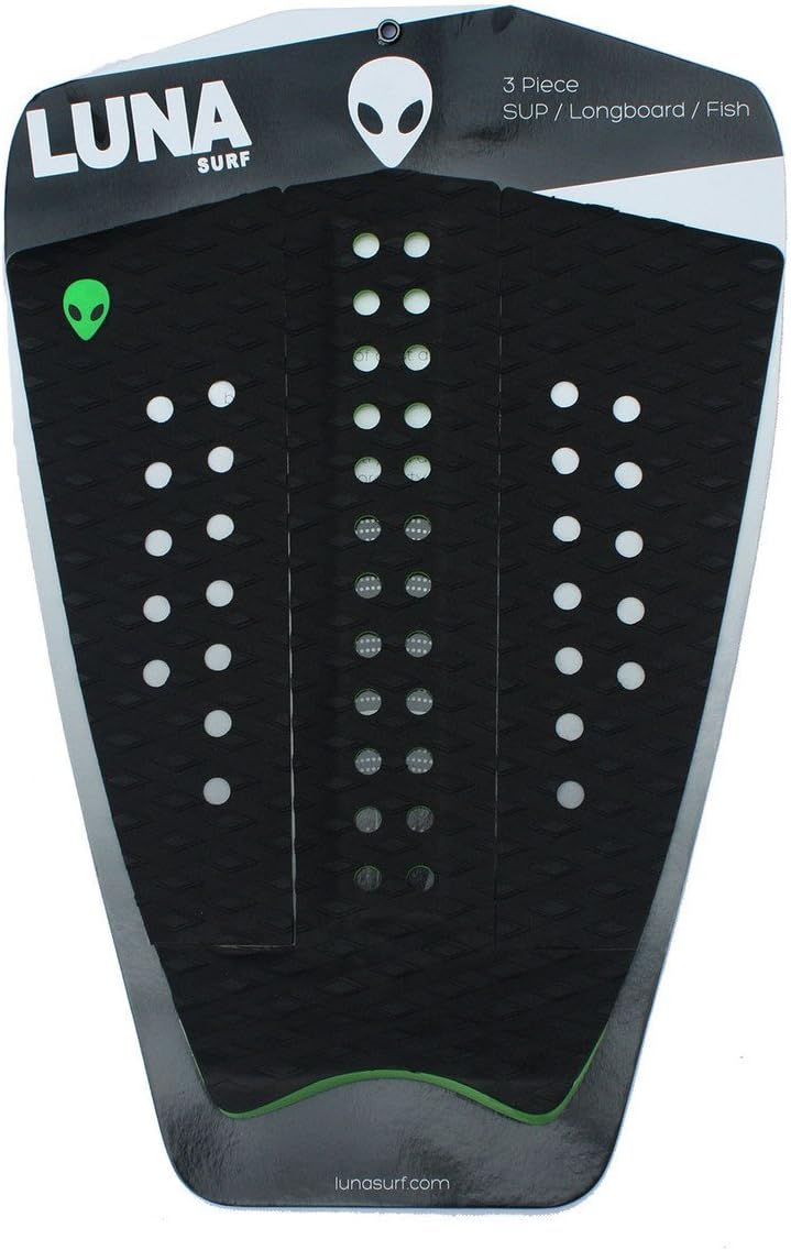 Lunasurf SUP/Longboard Tail Pad Black Green