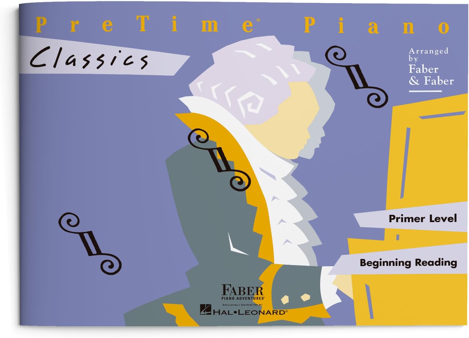 PreTime Piano: Classics - Primer Level | Beginner Classical Piano Sheet Music for Kids | Early Elementary Songbook with Famous Symphony and Opera Themes | Faber Piano Book with Easy Arrangements