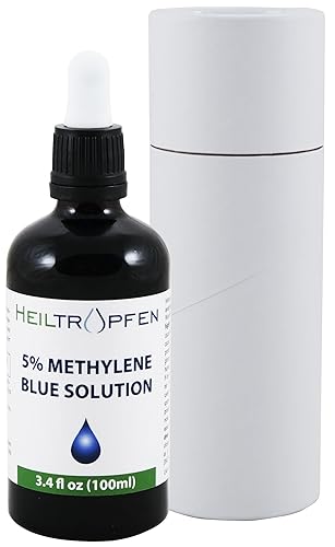 Miniatura 7 de Solución azul de metileno al 5%, 3.4 onzas líquidas, 3.4 fl oz, concentración más alta, pureza ultra alta, ingredientes de grado farmacéutico USP,