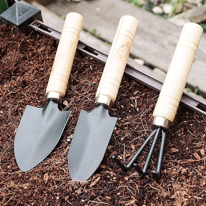 Brillwist Durable Hand Tool Kit for Gardening- 3 Pcs Set (Cultivator, Trowel, Transplanter) (B0CZSQZ6P2) Amazon Price History, Amazon Price Tracker
