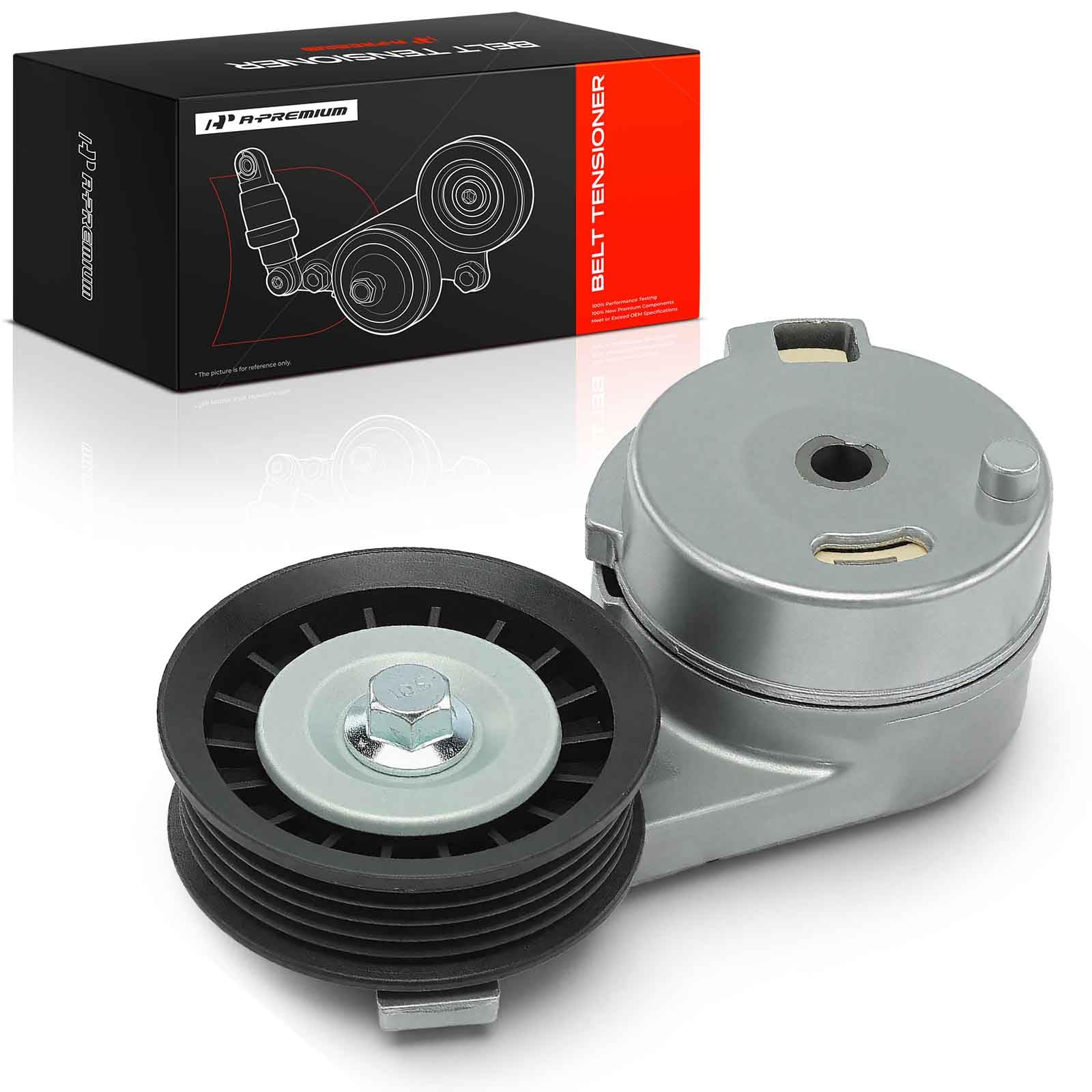Gruppo tendicinghia A-Premium compatibile con Chevy Impala 06-11 Malibu 07-10 (06-09) Pontiac G6 06-10 Montana 2006-2009
