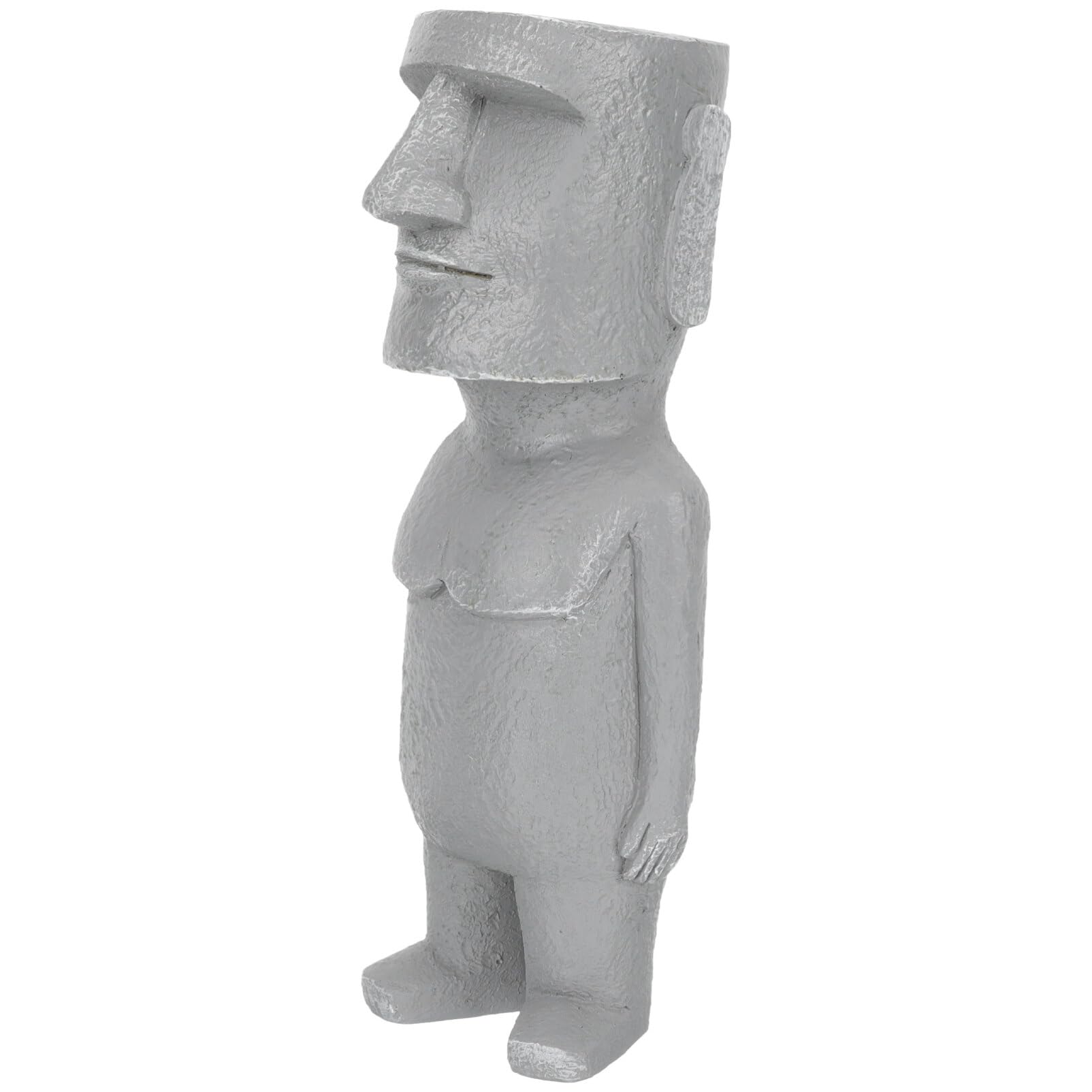 Toyvian Statua Di Pietra Mini Statue Moai Statua Moai Statua Del Giardino Della Testa Di Moai Sculture Dell'isola Di Pasqua Moai Stonehenge Home Decor Resina Per Auto Macchina